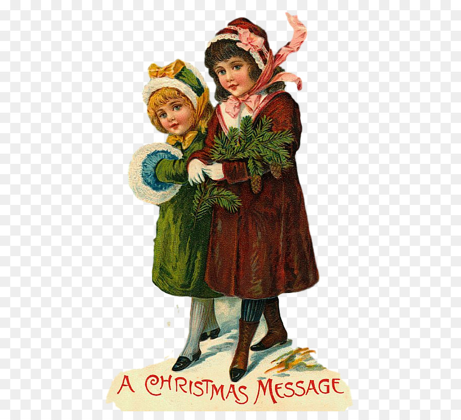 Christmas Day Babbo Natale Portable Network Graphics Cartolina di Natale vintage - amicizia giorno vintage natale