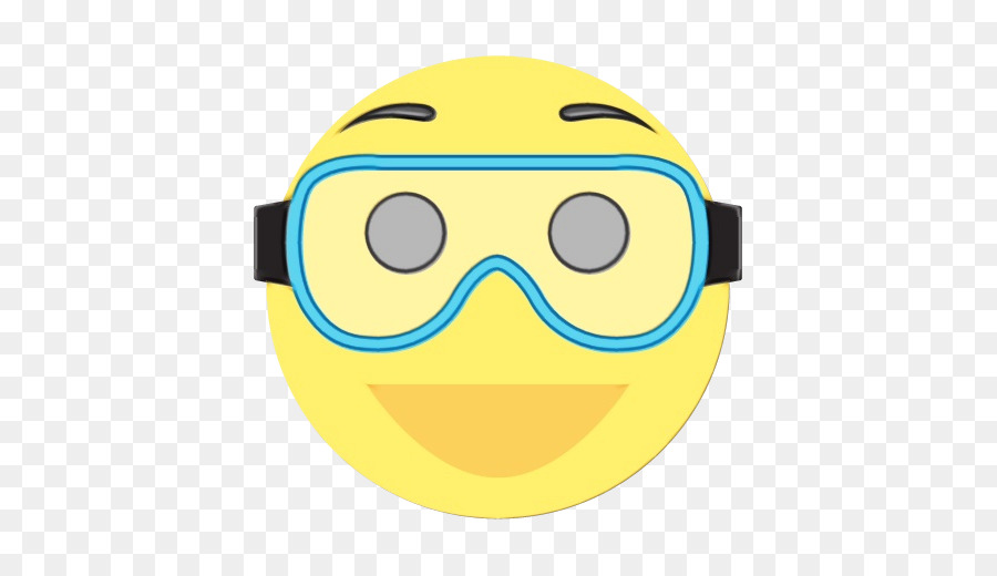 Smiley Goggles Yellow Textnachrichten - 