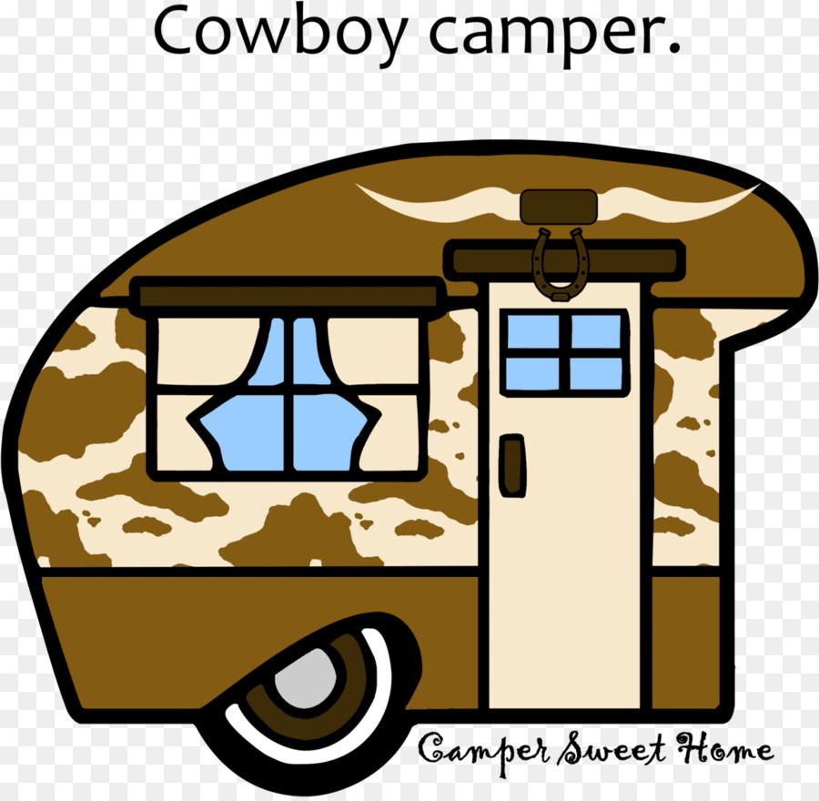 T-shirt Cowboy Art Design Campervans - nhà nước thống nhất