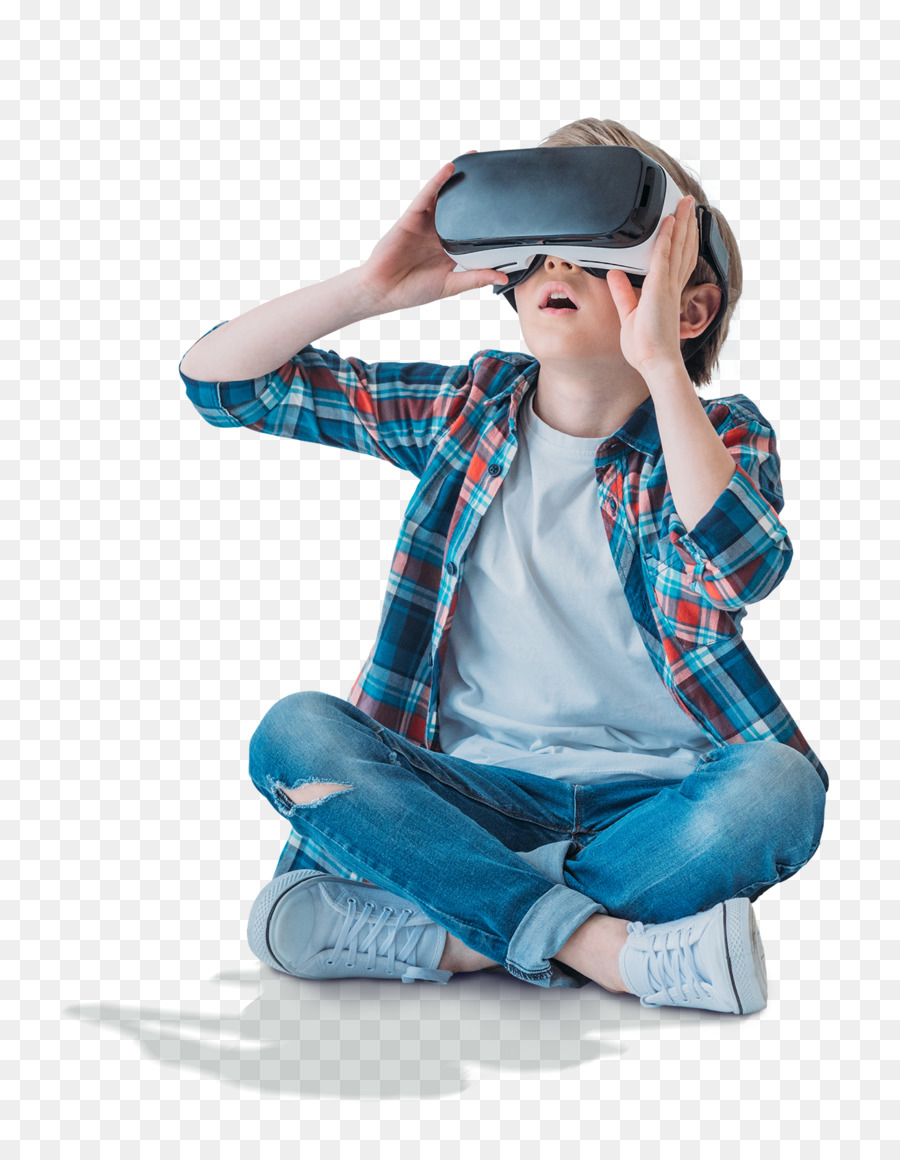 Kopfhörer der virtuellen Realität stock photography Virtualität - zurück in die virtuelle Realität der Schule