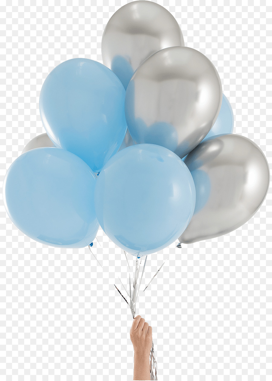 Cluster Ballonfahren Blau Qualatex 11 