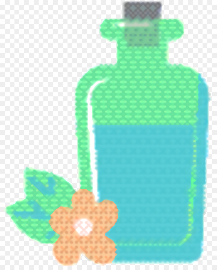 Flaschengrün-Symbol-Muster - 
