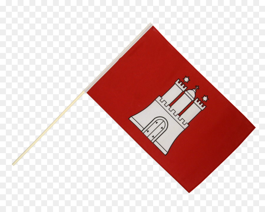 Hamburg Fahne Flagge Verpackung und Kennzeichnung Bundesländer - Deutschland Hamburg Flagge