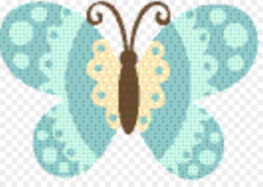 Mẫu bướm đối xứng màu xanh M / 0d - 