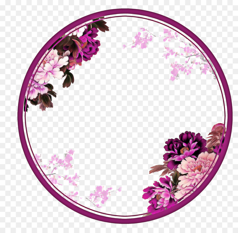 Clip art Flower Floral design Circle Portable Network Graphics - 
