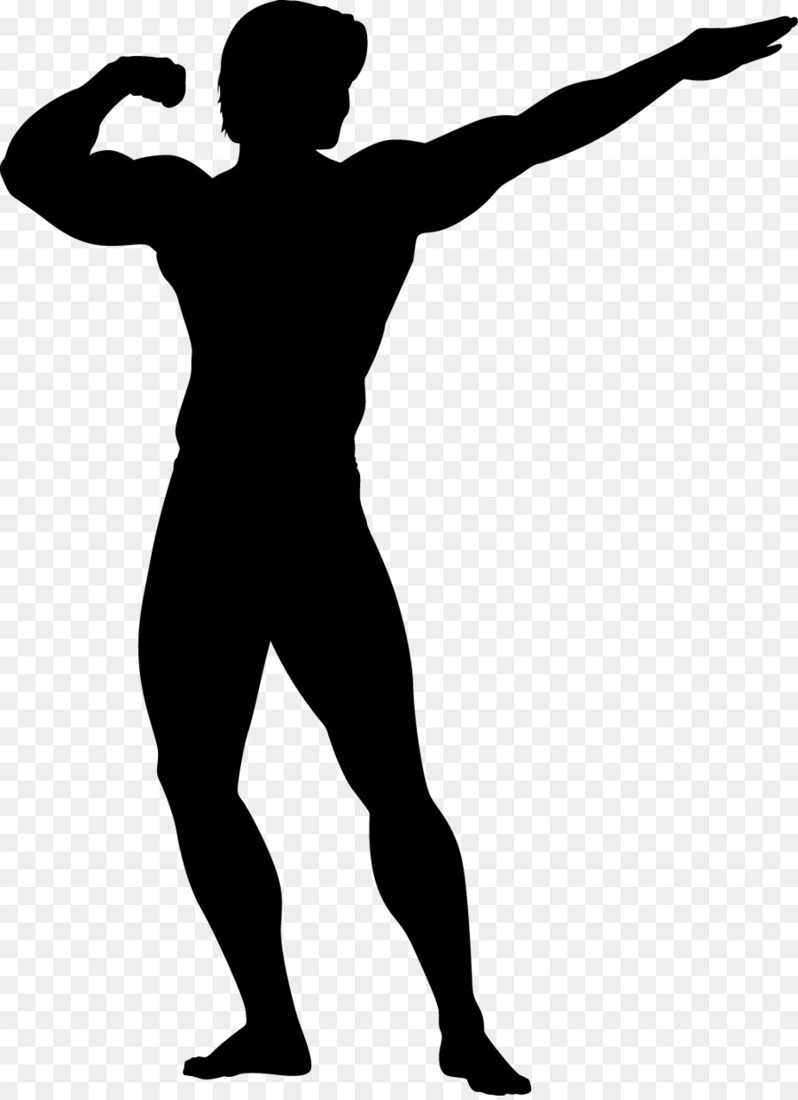 Esercizio fisico della fitness fisico della grafica vettoriale di bodybuilding - ottone