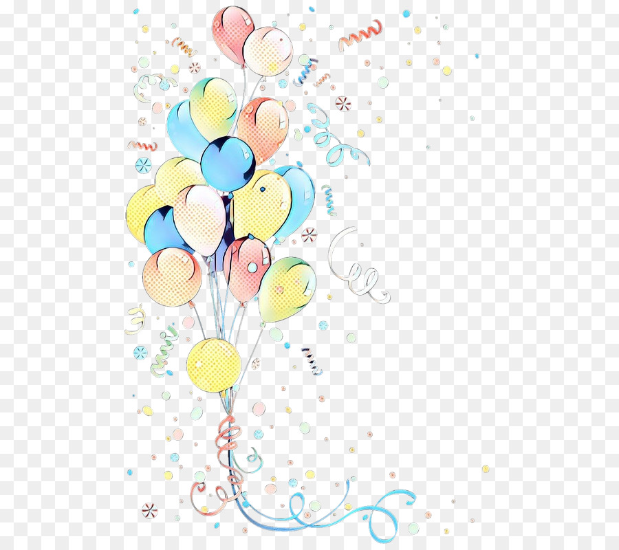 Balloon Birthday Hình ảnh Ribbon Đồ họa mạng di động - 