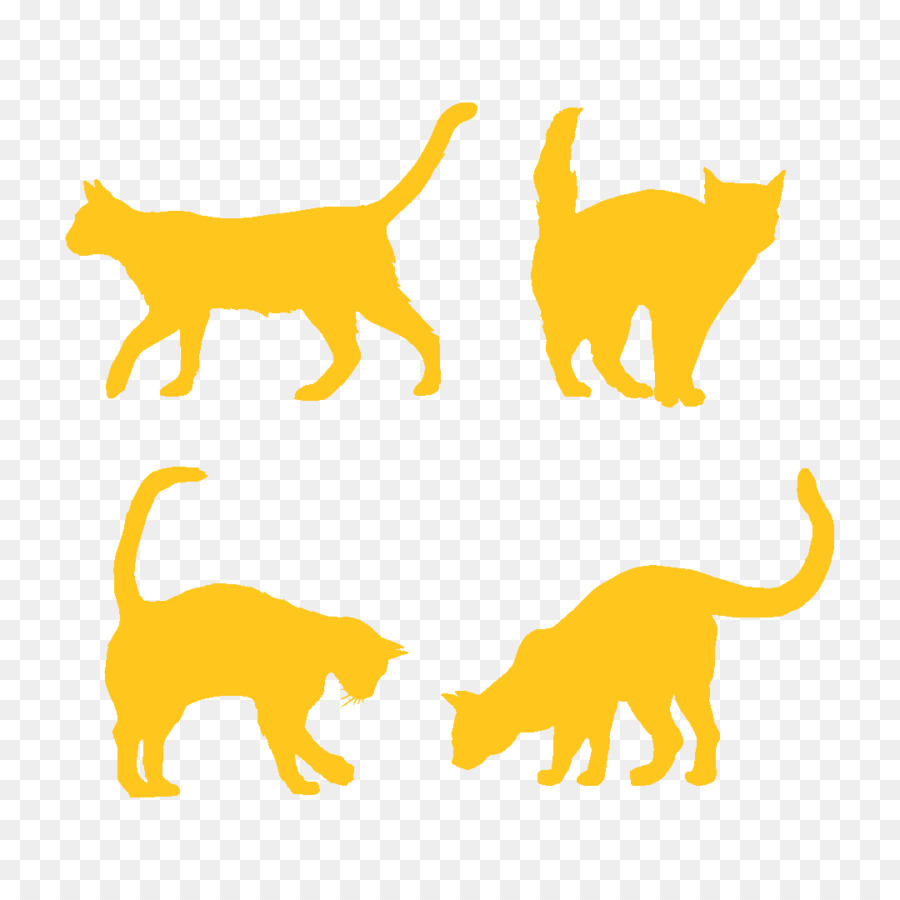 Katze Vektorgrafiken Silhouette Maus Cougar - chats