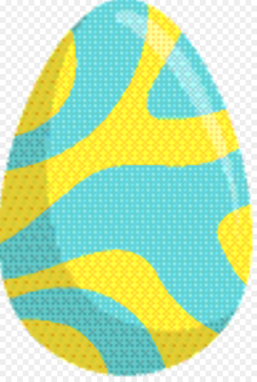 Linea di prodotti gialli dell'uovo di Pasqua - 