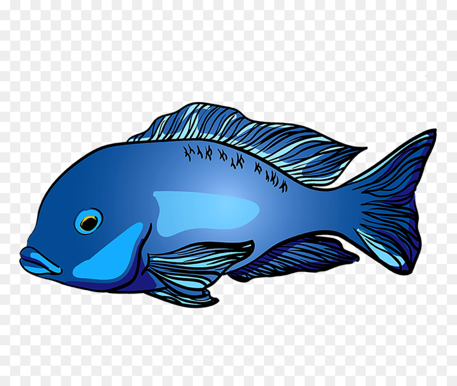 Azure Demoiselle Blue-Delphin-Cichlid-Aquarium-Fische - deutschland blaues meer