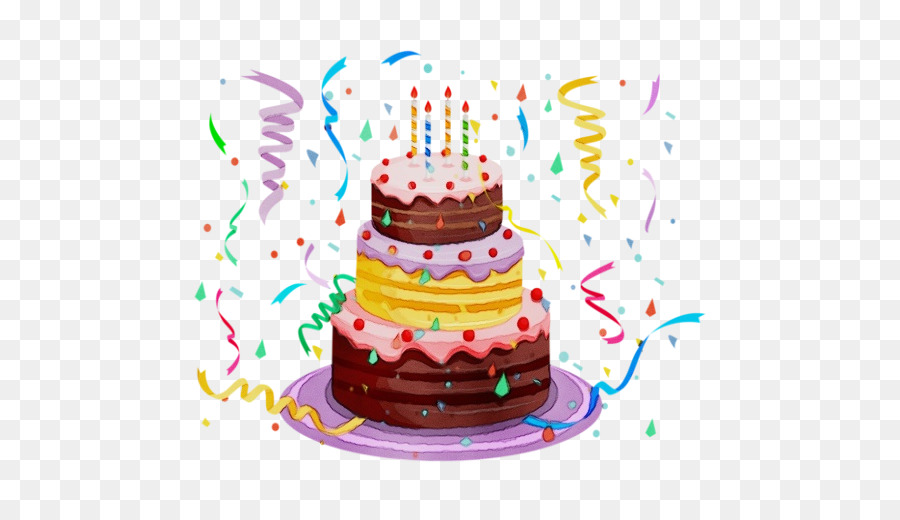 Geburtstagstorte Schokoladenkuchen Happy Birthday - 