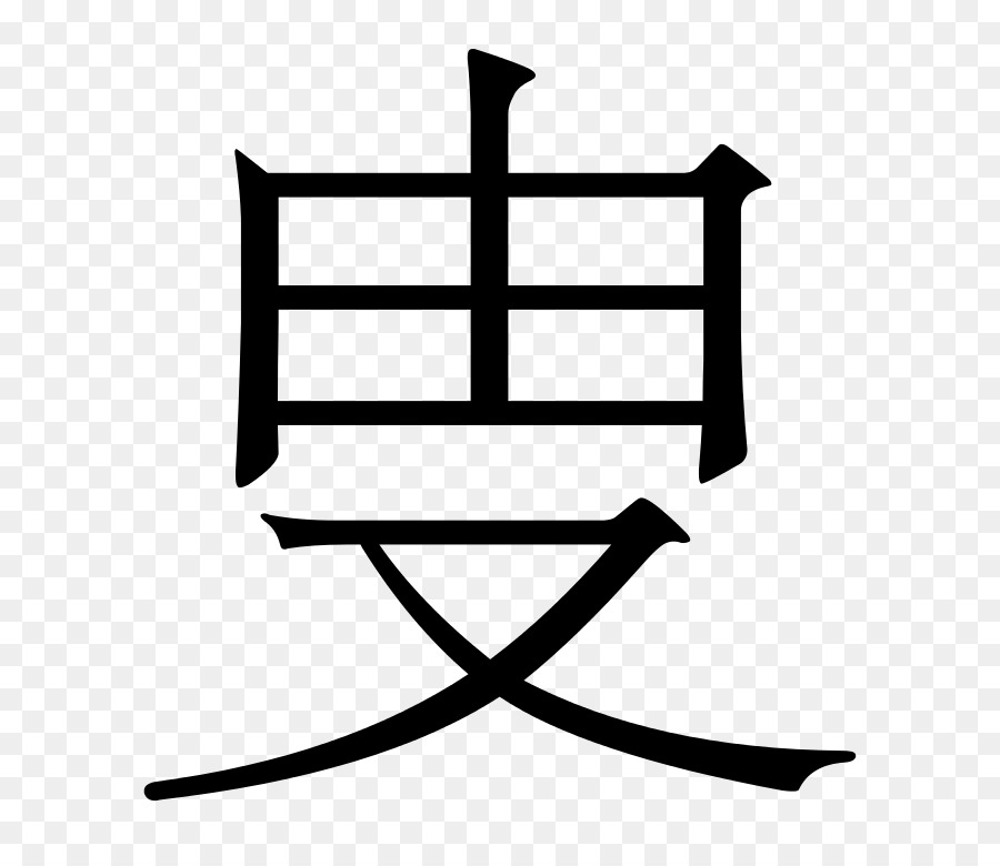 Japanisches Schriftsystem Kanji-Zeichen in japanischer Sprache - vereinfacht