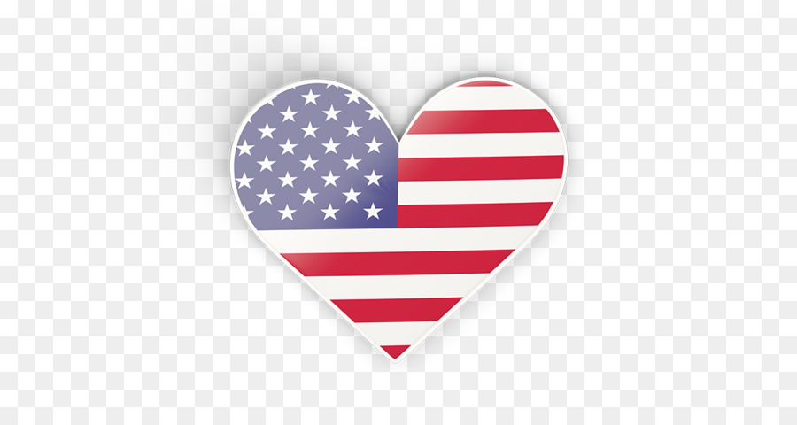 Flagge der Vereinigten Staaten stock photography Vektorgrafiken - Herz USA