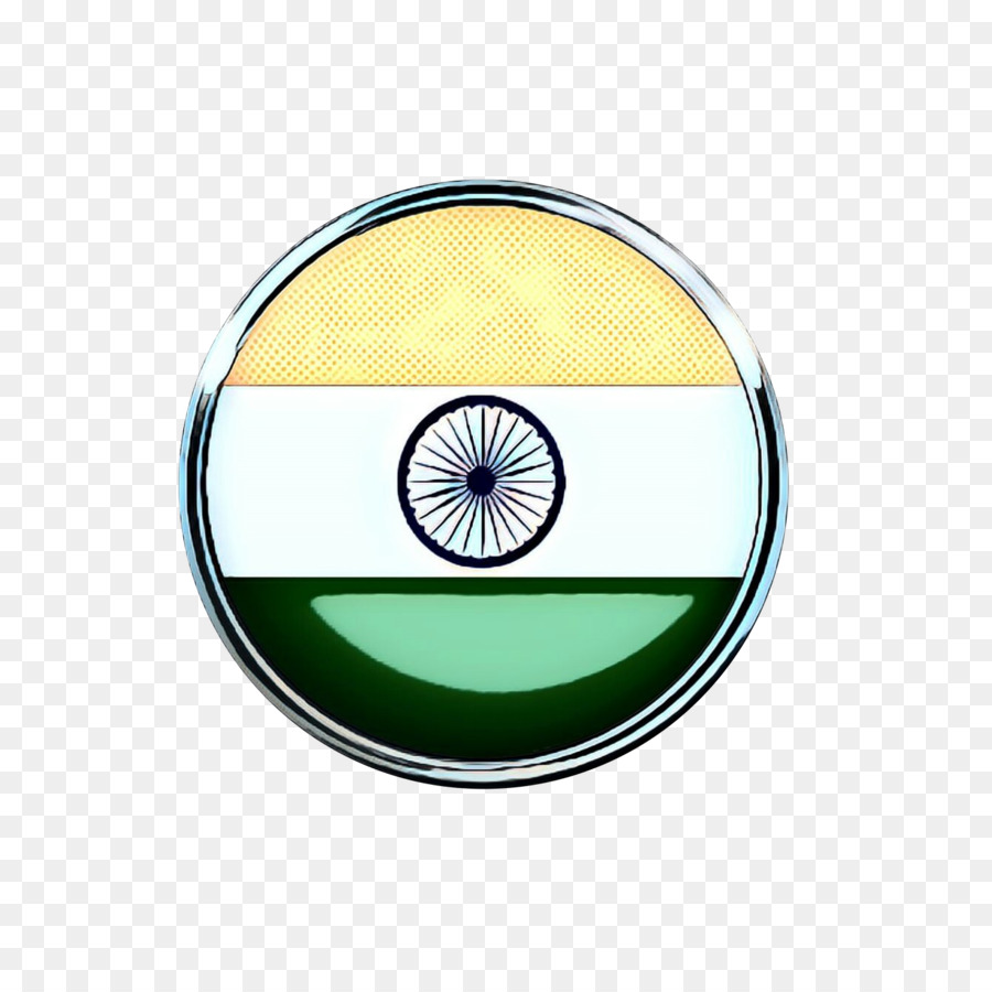 Grüne Flagge von Indien-Produkt-Emblem - 