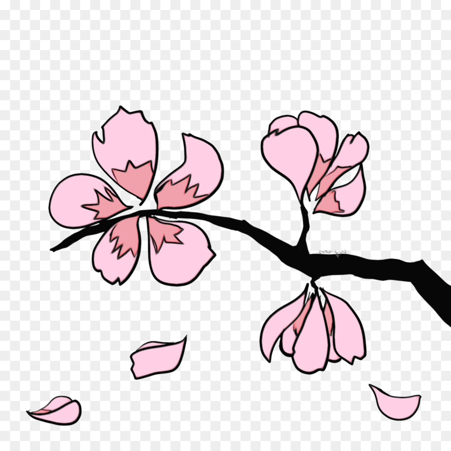 Kirschblüte Schnittblumen Blumenmuster ST.AU.150 MIN.V.UNC.NR AD - 