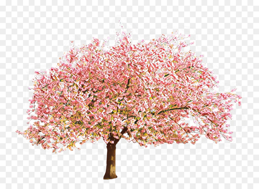 cartoon cherry tree