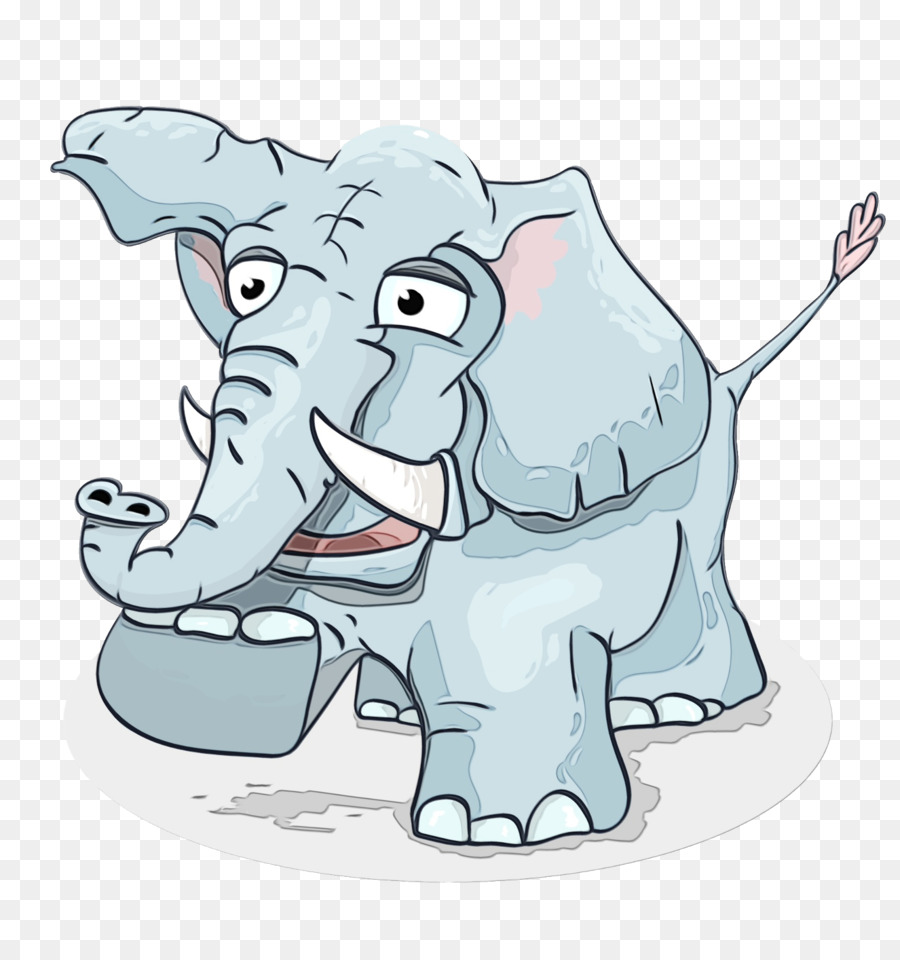 Cane dell'illustrazione di arte di clip dell'elefante indiano dell'elefante africano - 