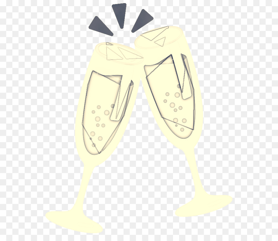 Weinglas Champagnerglas Schuh Produktdesign Gelb - 