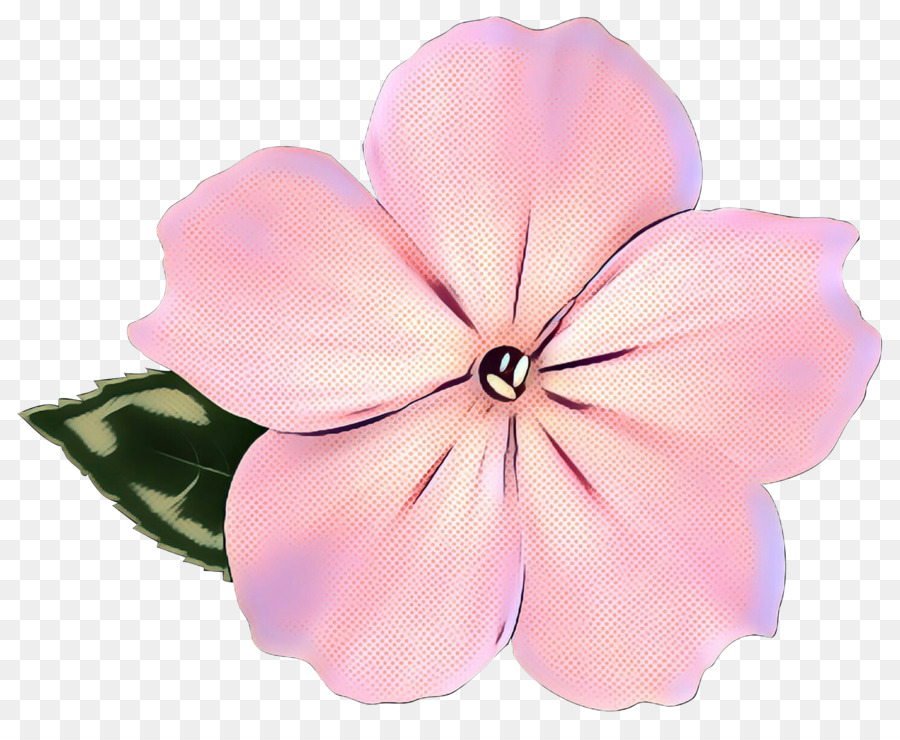 Pink Flower Cartoon
