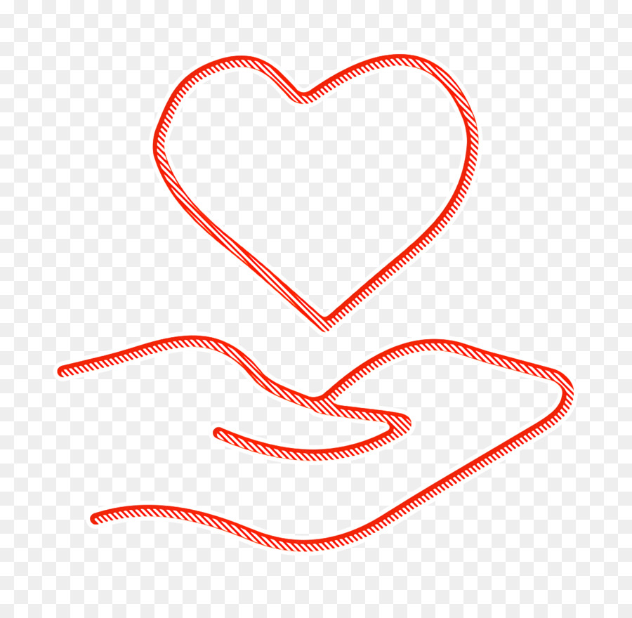 Hand gezeichnete Symbol Glück Symbol Liebe Symbol - 