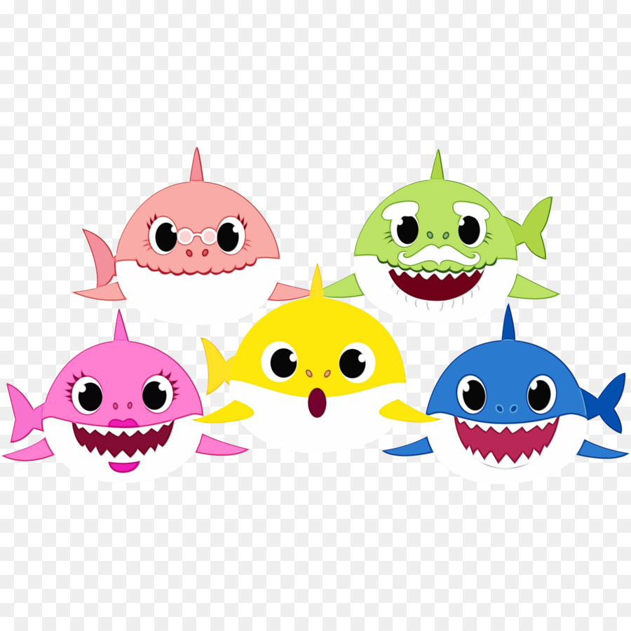Baby Shark Clipart Png Download 00 00 Free Transparent Watercolor Png Download Cleanpng Kisspng