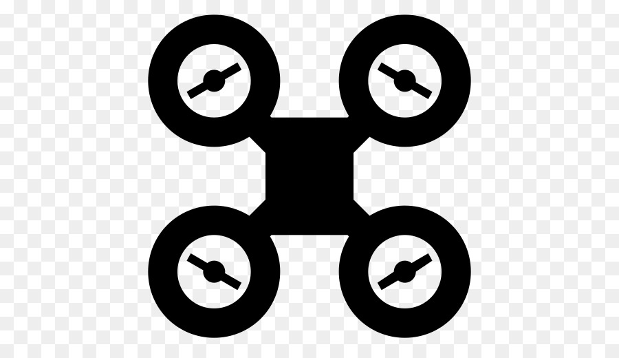 Icon Design - Silhouette Quadcopter