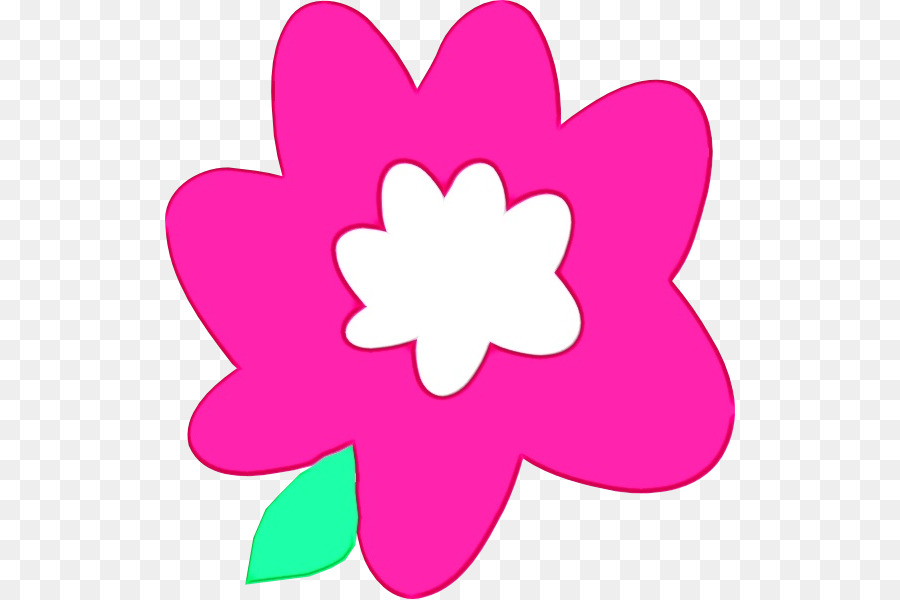 Watercolor Pink Flowers