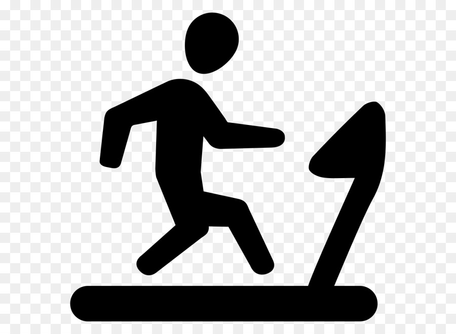 Laufband Gewichtsverlust Körperliche Fitness Übung Icon Gesundheit & Fitness - Menschen laufen Maschine