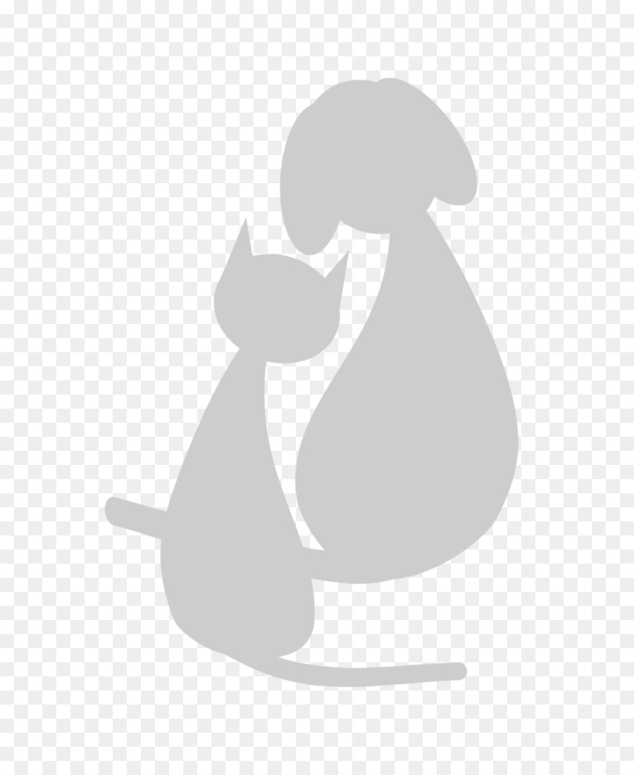 Cat Dog Pet sitter Animale - vaccinazione silhouette