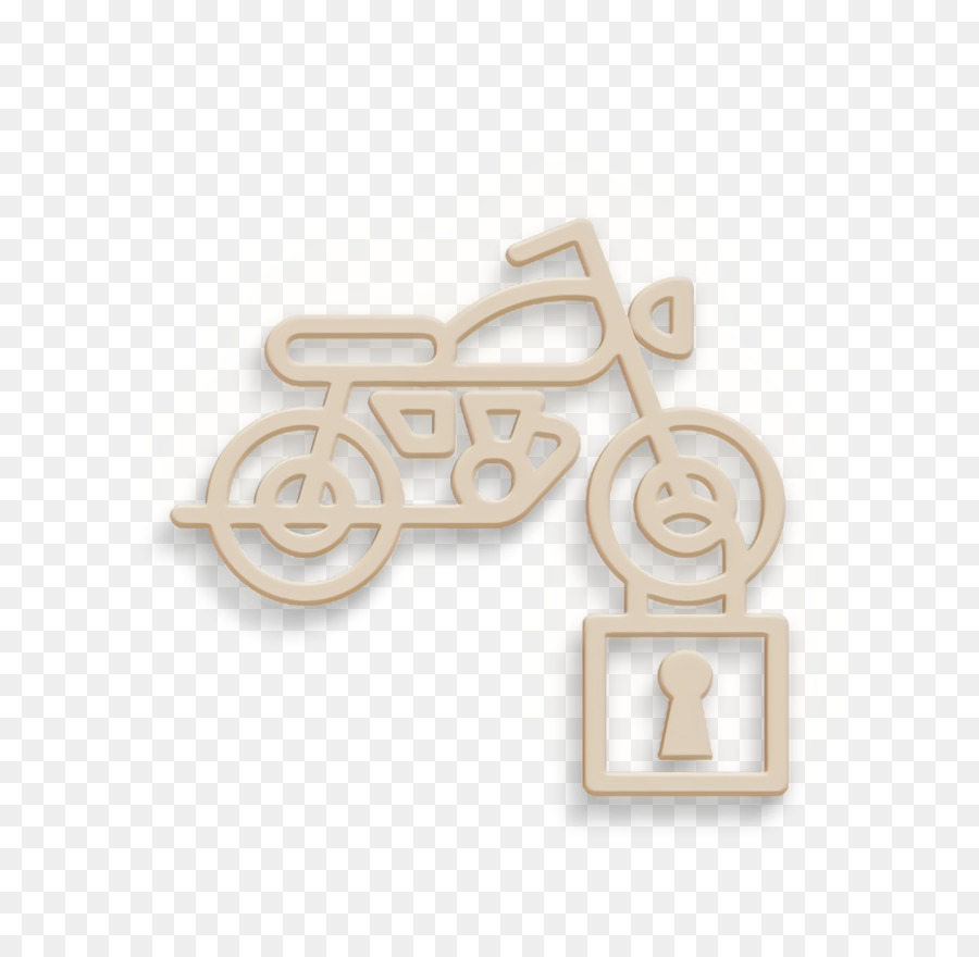 Fahrrad-Symbol Gembok-Symbol Schlosssymbol - 