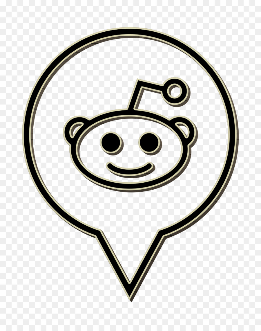 PIN-Symbol Reddit-Symbol soziale Symbol - 