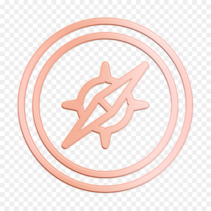 Kompass-Symbol Liniensymbol Logos-Symbol - 