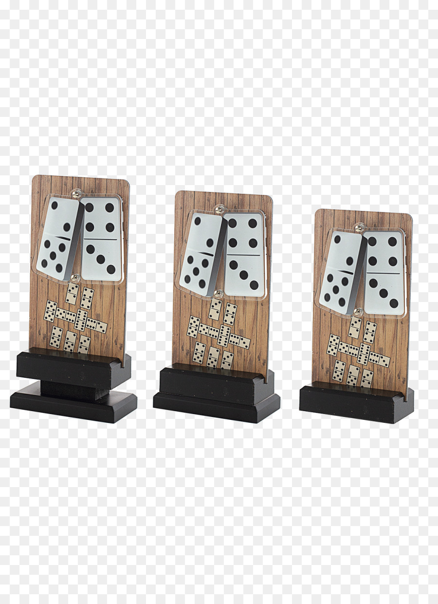 Trofeo Domino in legno poli (metilmetacrilato) - luglio domino