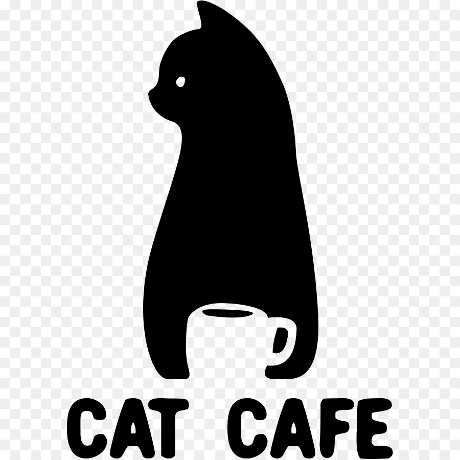 Whiskers Tên mèo phổ biến Cafe Logo - mèo café png tải về - Miễn ...