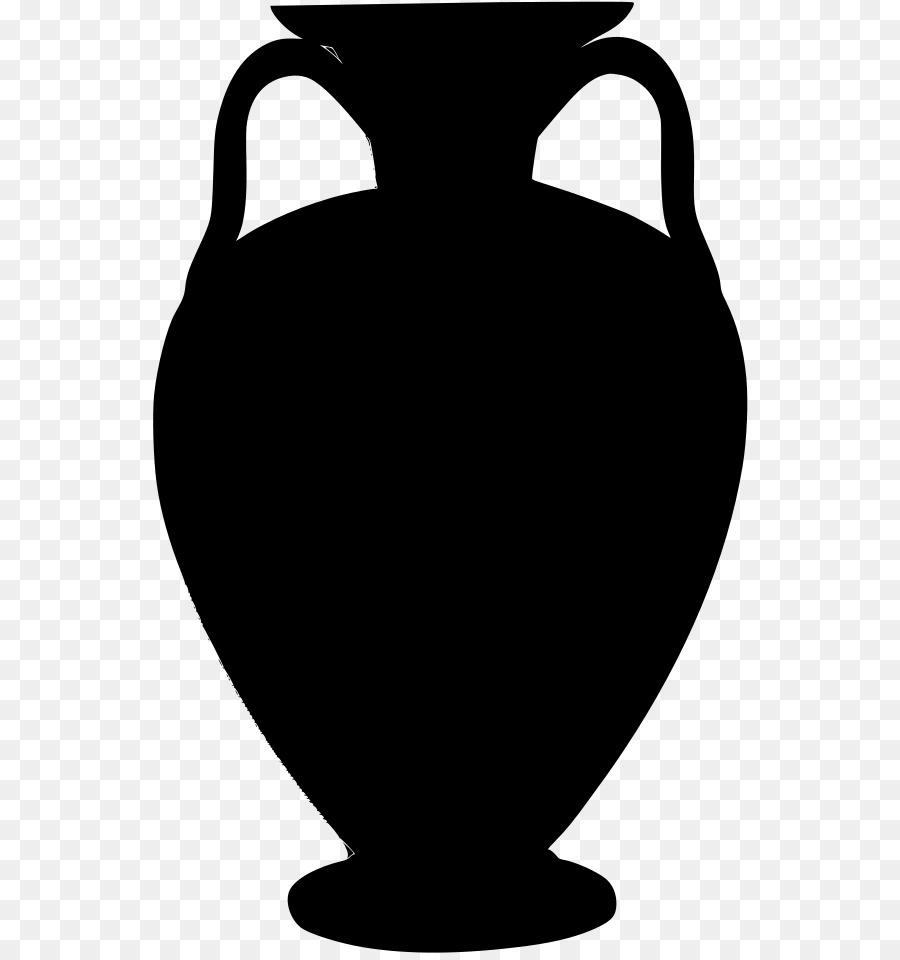 Vase Zeichnung Amphora Container Griechische Sprache - Silhouette kräftig