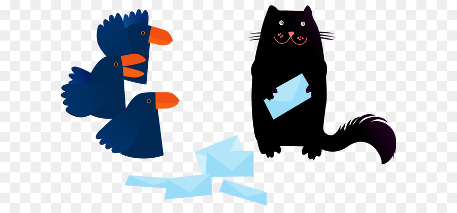 Katzen-E-Mail-Zeichen Logo Computer - mitten im nirgendwo