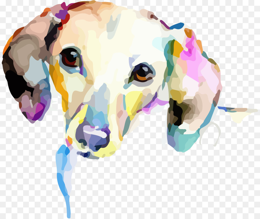 Pugile bassotto cucciolo pittura ad acquerello - cane da caccia dell'acquerello