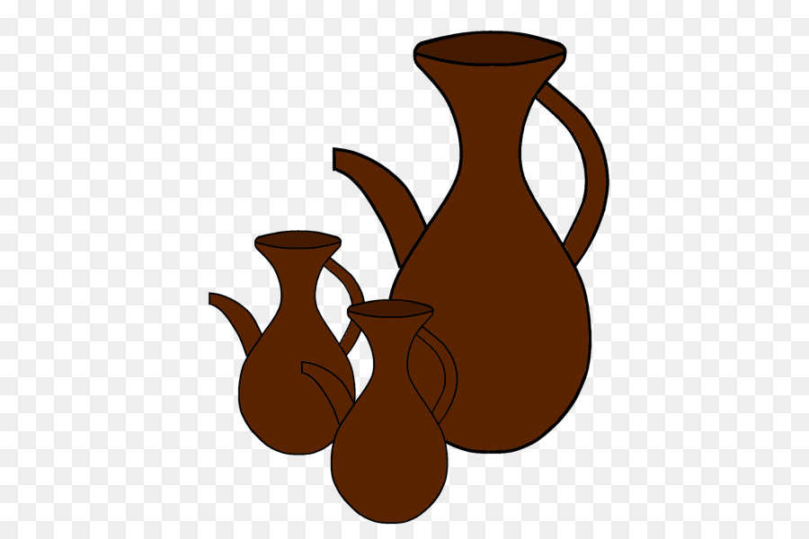 Teiera in ceramica con brocca in ceramica - Anfora Cartoon PNG