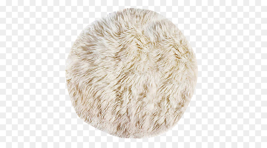 Sheepskin Carpet Living Room Exquisite, Round Fur Rug