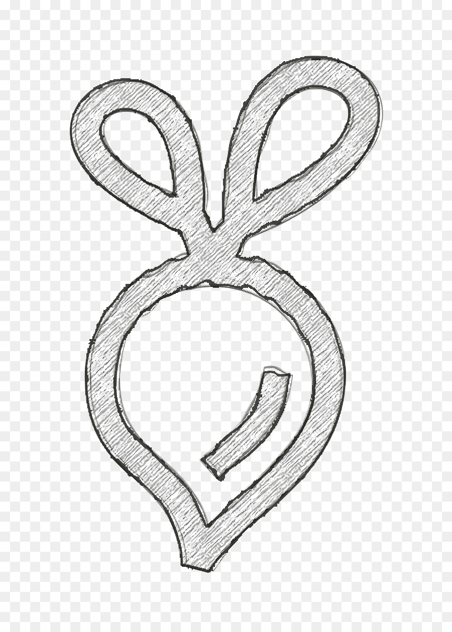 Rettich Symbol Wurzel Symbol Rüben Symbol - 