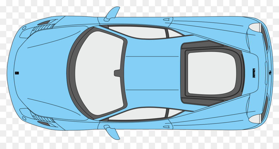 Linea di copricapo angolare per auto di design - vernice auto
