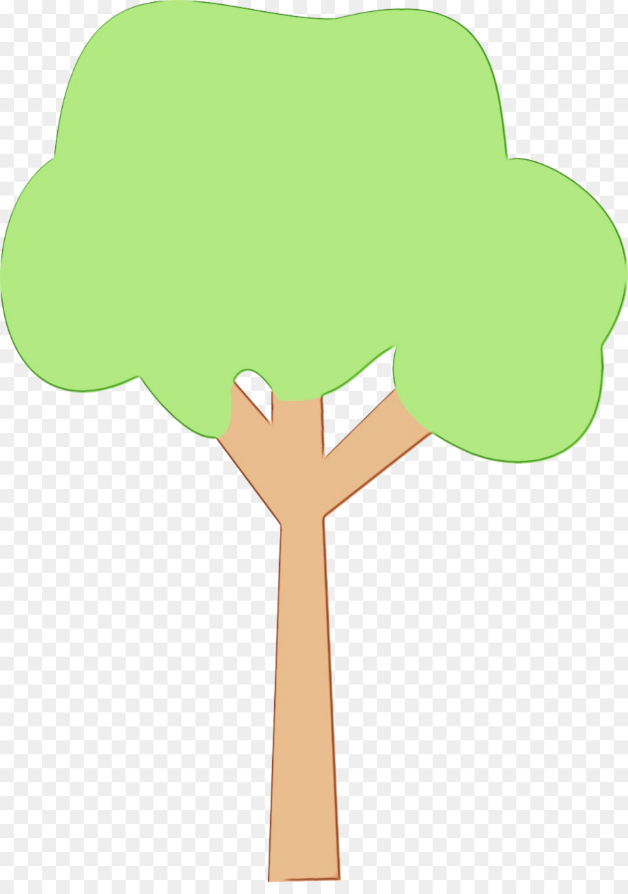 Daumen-Blatt-Grün-Entwurfs-Baum - 