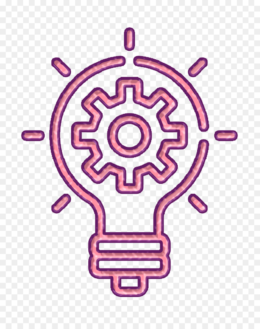 Zahnradsymbol Startups-Symbol Innovationssymbol - 