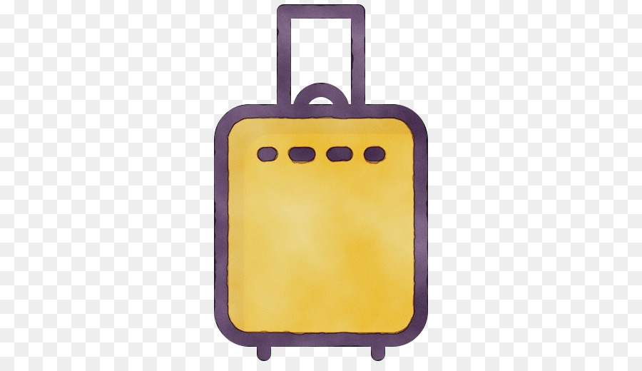 yellow suitcase rectangle