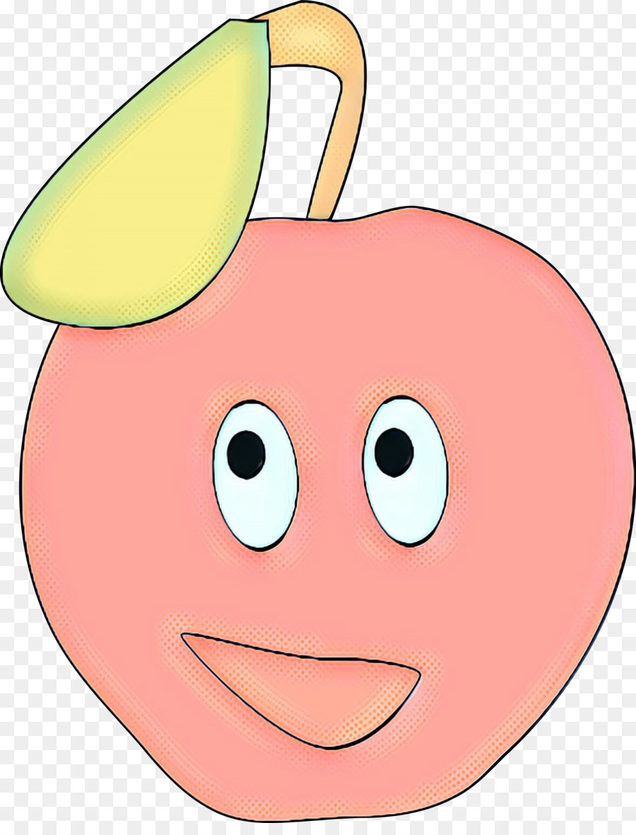 facial expression pink cartoon nose fruit