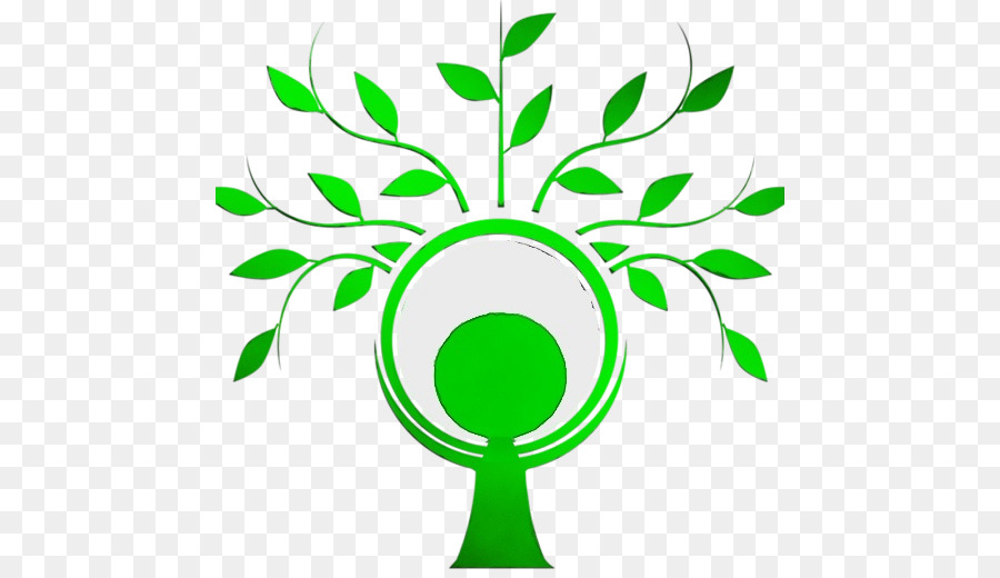 grüner Blattclipart Pflanzenbaum - 