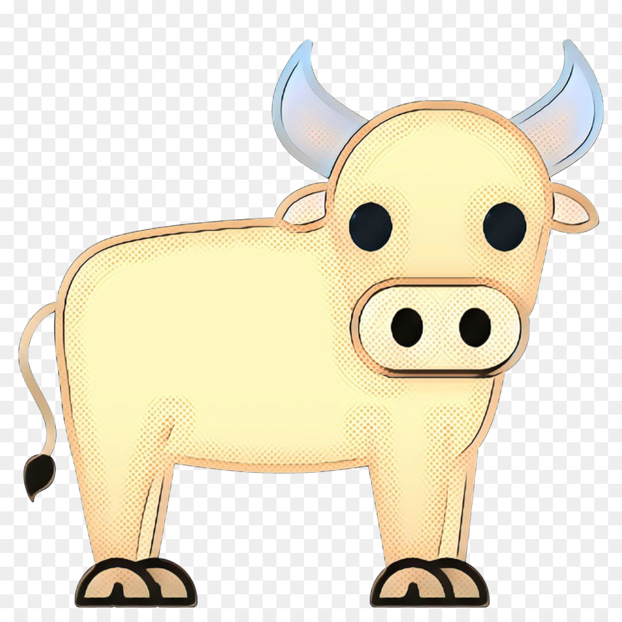 cartoon clip art bovine snout working animal