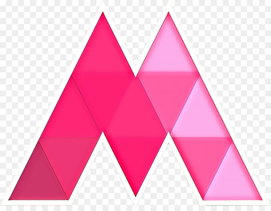 Triangolo del triangolo rosa Triangolo magenta - 