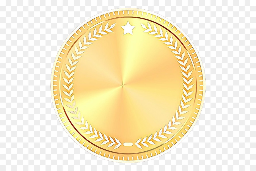 yellow medal metal coin gold