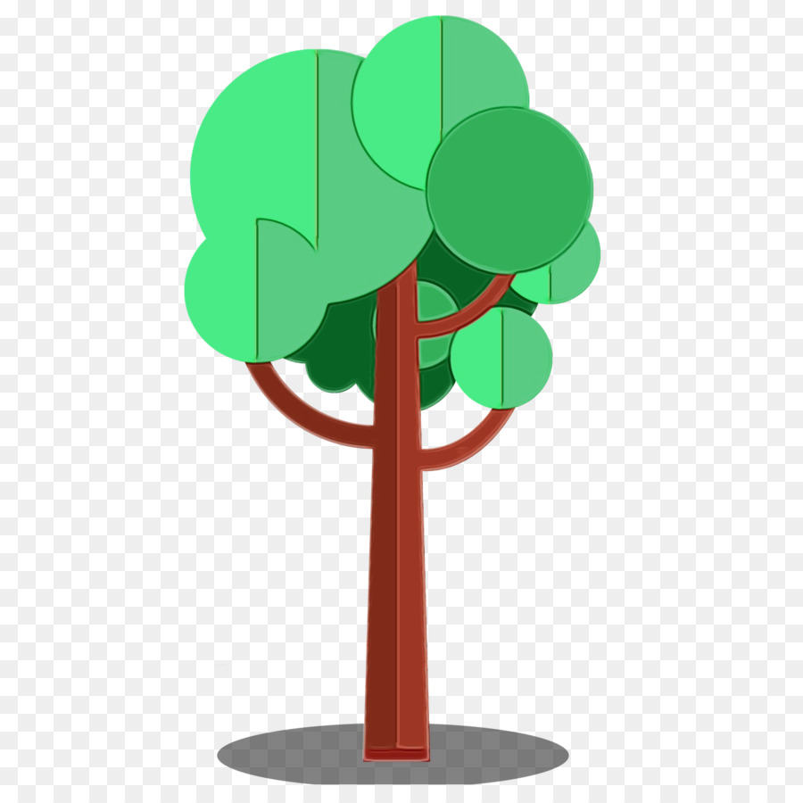 Grüner Baum-Clip-Art-Pflanzenblatt - 